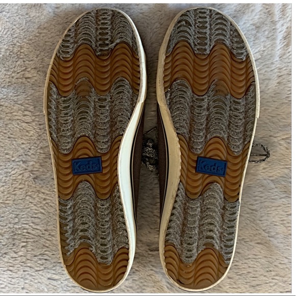 KEDS VINTAGE Women’s PLATFORM LACE UP SNEAKER IN BOX Double Up GRAY 7M - Picture 8 of 11